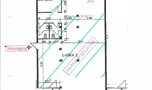 Ladenlokal gute Lage damaliger Neupreis 680.000 DM