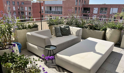 * Dachterassentraum - Morgen einziehen und wohlfühlen * Furnished Penthouse Dream