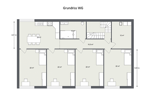 WG Wohnung für 4 Personen - in bester Innenstadtlage