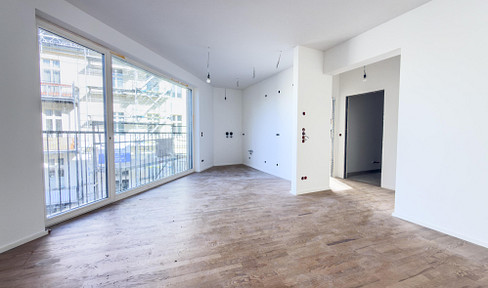 Exklusive 2-Zimmer-Neubau-Eigentumswohnung mit großem Balkon