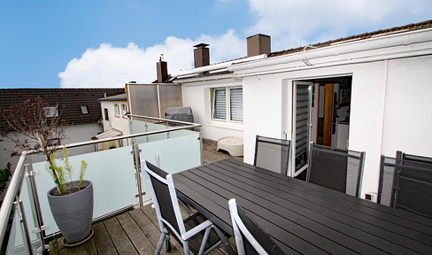 3 room DG apartment with large roof terrace