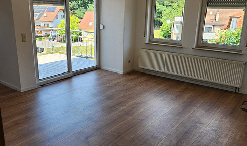 Top floor apartment in Seckach - 3.5 rooms, freshly renovated