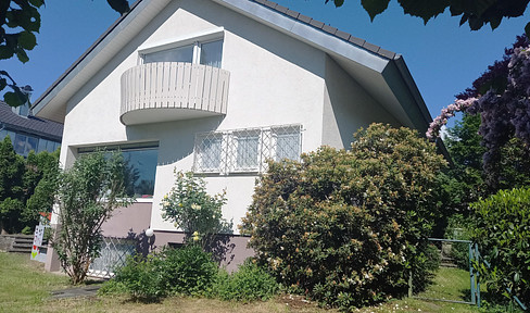 Architect's house with beautiful garden