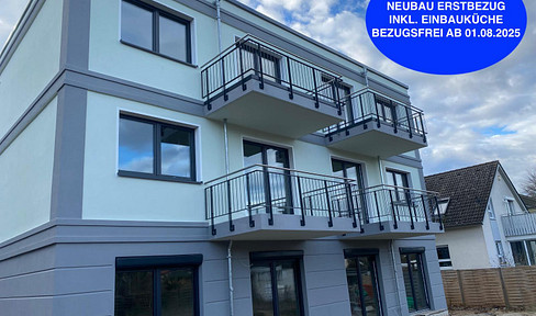 Seeblick inklusive: Hochwertige 3-Zimmer-Neubauwohnung im Erstbezug