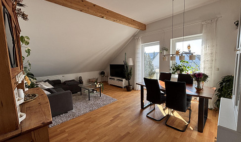 Beautiful 3-room attic apartment in Germering - only 5 minutes walk to the S-Bahn