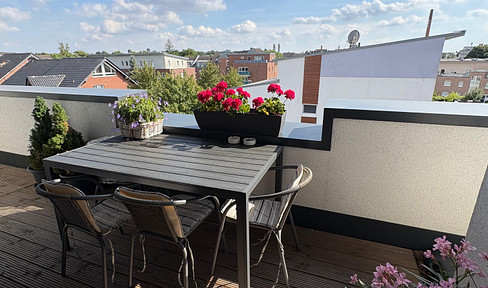 Stylish 2-room apartment with upscale interior and roof terrace in Mönchengladbach
