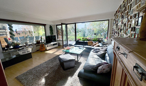 Attractive, large condominium with garden in a quiet location in Leerstetten - commission-free!