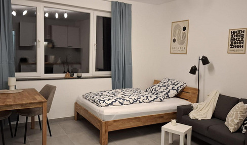 1 Zimmer Appartement mit Diele+Bad komplett möbliert