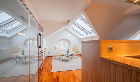 Exclusive penthouse apartment ... A residential gem in Leipzig's sought-after southern suburb