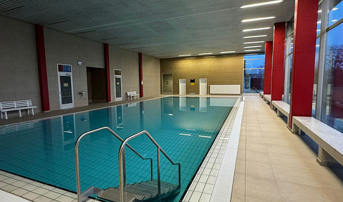 Furnished first occupancy after complete refurbishment! With swimming pool and sauna in the middle of the town of Schillerteich