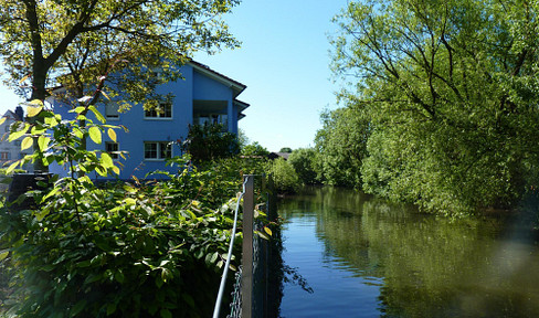 A rarity: Fantastic island property (2,132 sqm) with 3 buildings (880 sqm) - near Europapark