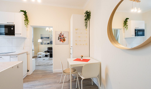 Furnished 1-room apartment in Aachen-Burtscheid, renovated.