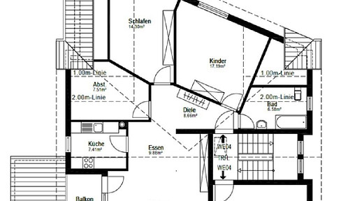 First occupancy after renovation: 4-room DG in Huhnfeld - Schlüchtern