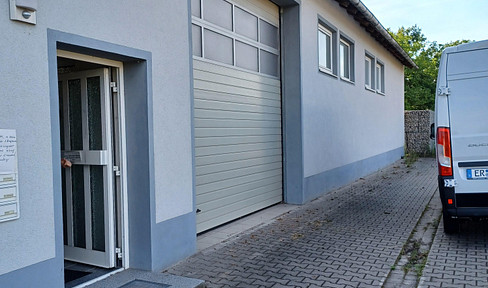 Hall with office space for rent.