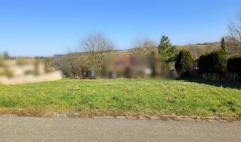 Building plot in sunny panoramic location, fully developed, FREE OF PROVISION !