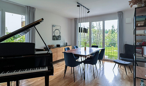 Exklusive Lage direkt am Lech! 3–4-Zimmer-Gartenwohnung mit viel Platz