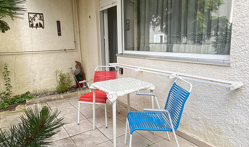 Zentral Ulm, 6% Rendite + Wohnen mit Terrasse und Garten