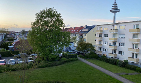 Renovated 2-room apartment with balcony