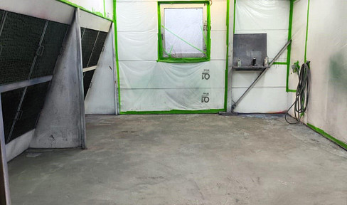 Paint booth with hall space - Industry/ paint store in Jebenhausen for rent