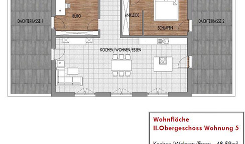 New penthouse apartment for rent in Wernberg