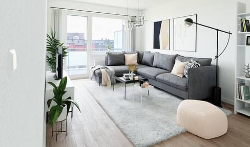 3-Zimmer-Wohnung mit großem Balkon