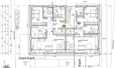 First occupancy: Attractive 4-room apartment in Cham - KFW40 standard - (W1)