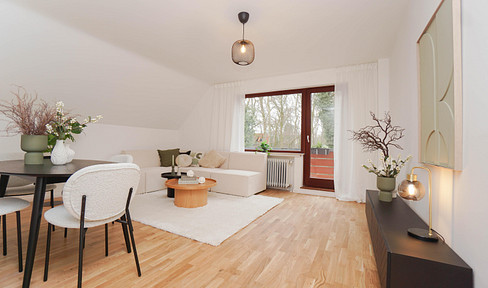 Commission-free - Ready-to-occupy 3-room apartment with balcony + garage in Bremen-Lehesterdeich