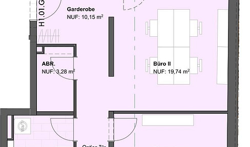 Büroräume in Bischofsheim-Neubau-