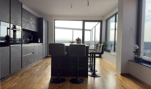 High-quality residential complex - attractive penthouse apartment