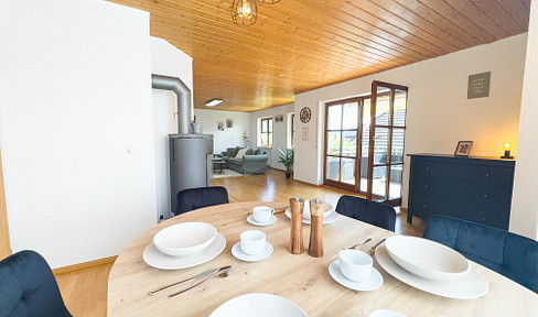 Charming duplex apartment/twin house in a quiet and central location in Gailingen