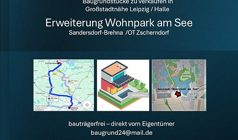 Baugrundstücke  zu verkaufen nahe Badesee in Großstadtnähe Leipzig /Halle