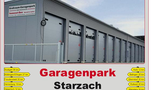 Großraumgaragen zu vermieten