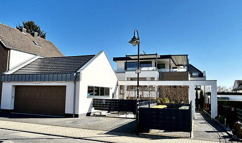Architect's house, modern with penthouse