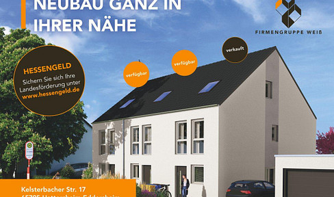 End terraced house directly from the developer/construction started