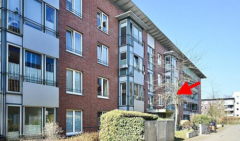 Chic bright condominium balcony underground parking space Münster center prov.free for sale!