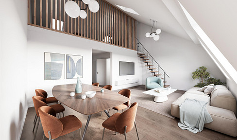 Duplex apartment with upscale furnishings in Wiesental