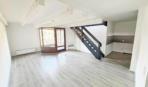 Renovierte Maisonette-Wohnung mit Garten und Stellplatz direkt am Schlosspark Strünkede WBS