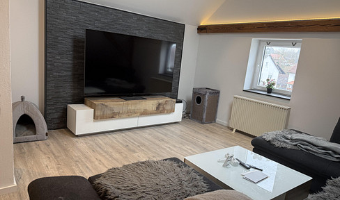 FREE OF PROVISION - 4-room apartment for sale in Münsterhausen (incl. 165 sqm garden area)