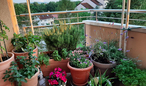 Helle 3,5-Zimmerwohnung mit Südbalkon in Heppenheim in einem Mehrfamilienhaus - Provisionsfrei