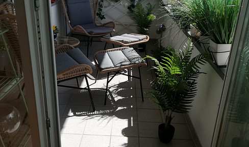 Light-flooded 3-room apartment