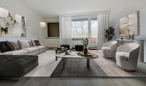 Newly renovated 3-room apartment, EBK, balcony, loggia, attic room in central location Bremen-Walle