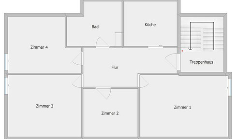 Schöne helle sanierte 3,5-Zimmer Dachgeschosswohnung mit EBK