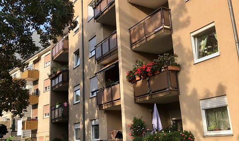 Tolle neue, renovierte 2-Zimmer-Wohnung mit Balkon+Garage in Mannheim