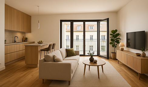 H9-09 → Exclusive 3-room apartment with 2 balconies and far-reaching views over Berlin