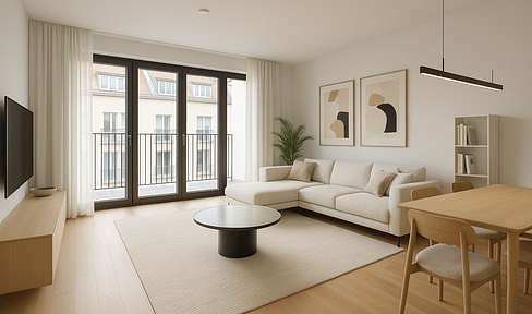 H9-09 → Exclusive 3-room apartment with 2 balconies and far-reaching views over Berlin