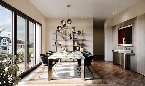 H9-Penthouse 1 → Luxuriöses Penthouse mit Dachterrasse und Panoramablick