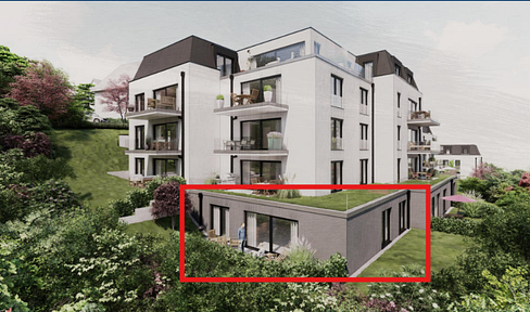Neubau 3-Zimmer-Erdgeschosswohnung, gehobene Innenausstattung mit Terrasse