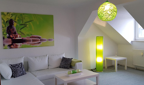 2-room apartment in need of renovation at 9.6 times the annual net cold rent