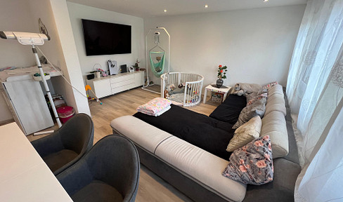 Kernsnierte 4 Zimmer Wohnung mit Garage