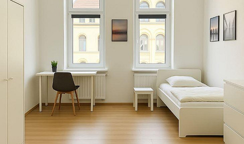 Günstige möblierte WG-ZIMMER (16 qm) ab sofort! TV, WaMa, Highspeed-Internet inklusive!